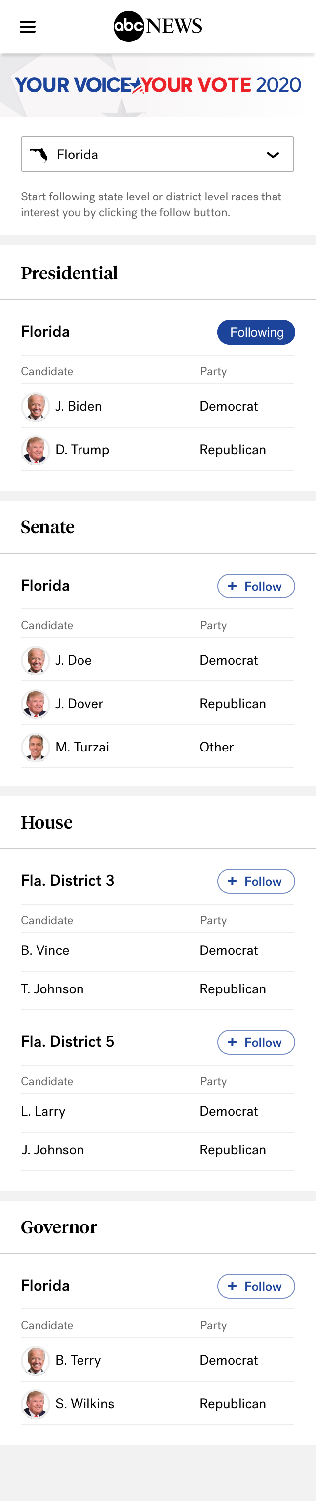 Explicit Follow – State Races (Following)